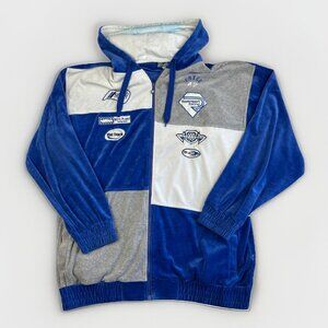 Y2K Enyce Zipper Velour Racing Hoodie 3XL NYC Hip Hop Baggy Urban Skate *Read*